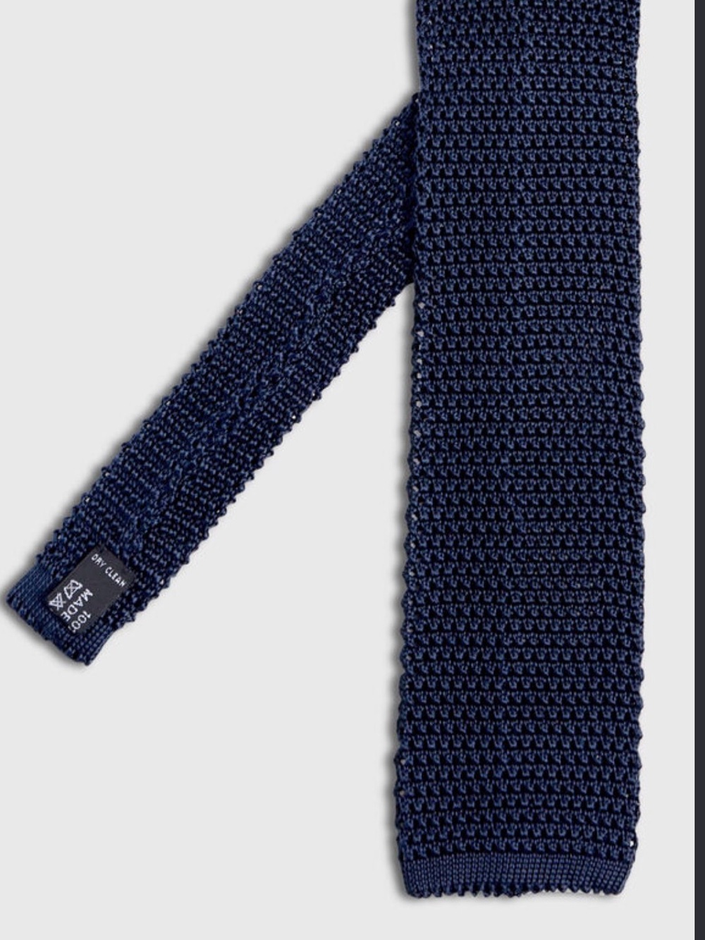 The Tie Bar Navy Knit Tie
